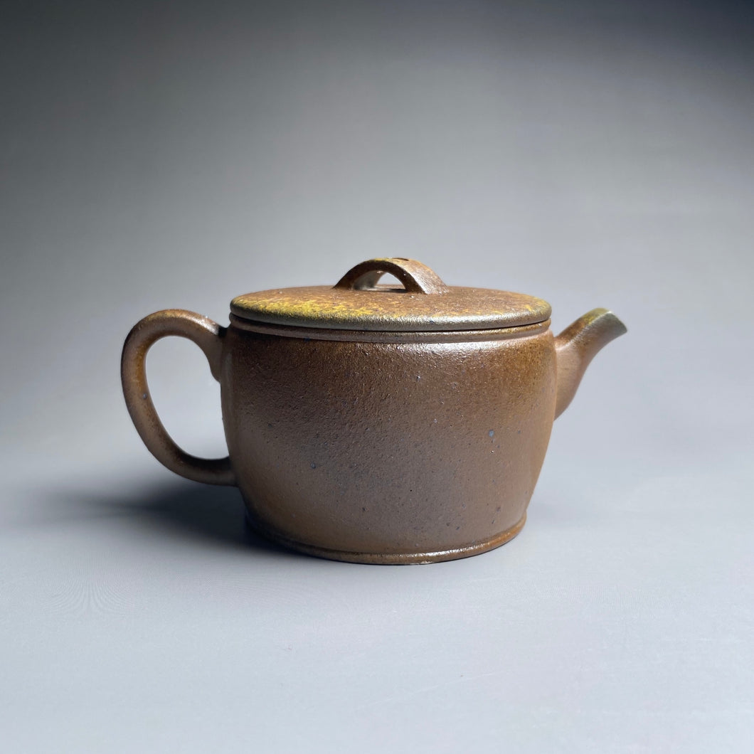 Wood Fired Hanwa Huangjin Duan Yixing Teapot, 柴烧黄金段汉瓦壶, 130ml