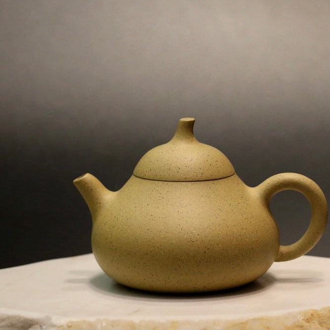 Benshan Lüni Mellon Yixing Teapot, 本山绿泥匏瓜, 140ml