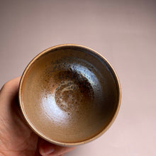 Load image into Gallery viewer, Taiwanese Wood Fired Golden Ceramic Champion Teacup by Zhang Yuncheng
