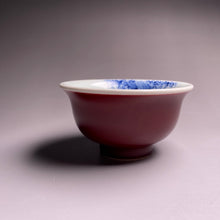 Load image into Gallery viewer, Fanggu Technique Jihong and Qinghua Porcelain Bird and Fish Cup

