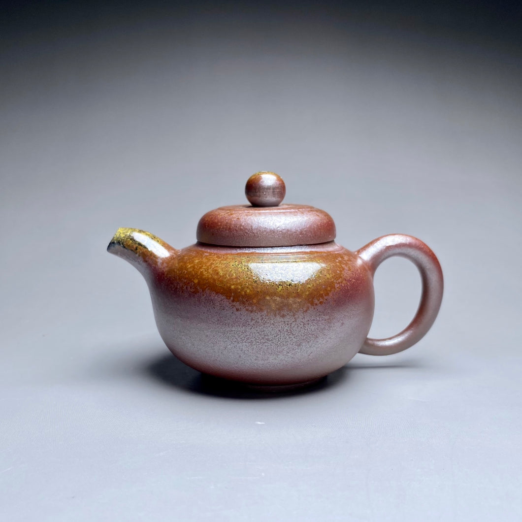 Wood Fired Junle Nixing Teapot,  柴烧坭兴君乐壶, 100ml
