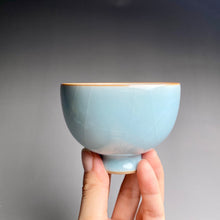 Load image into Gallery viewer, 130ml Chicken Heart Royal Jade Ruyao Teacup
