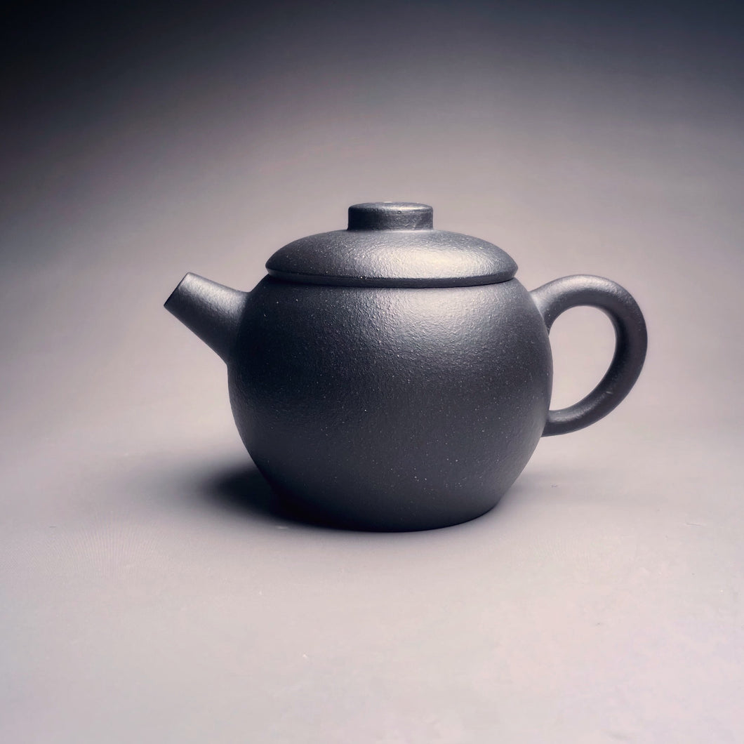 Heini (Wuhui Zhuni) Julunzhu Yixing Teapot, 焐灰朱泥巨轮珠, 90ml