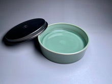 Load image into Gallery viewer, Celadon and Tin Tea Tray / Tea Boat
