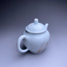 Load image into Gallery viewer, Plum Blossom Motif Youzhongcai Jingdezhen Porcelain Teapot, 120ml
