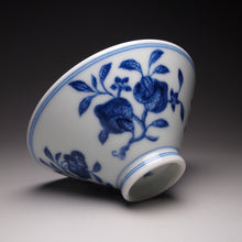 Load image into Gallery viewer, 100ml Three Fruits Qinghua Fanggu Jingdezhen Porcelain Douli Teacup
