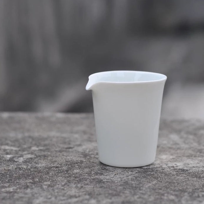 White Porcelain Fair Cup / Tea Pitcher