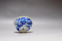 Load image into Gallery viewer, Wide Qinghua Guohua JIngdezhen Porcelain Tea Cup
