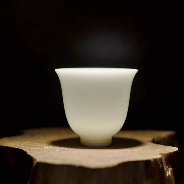 36ml Flower Qingbai (YingQing/Shaowy blue) Glaze Porcelain Cup