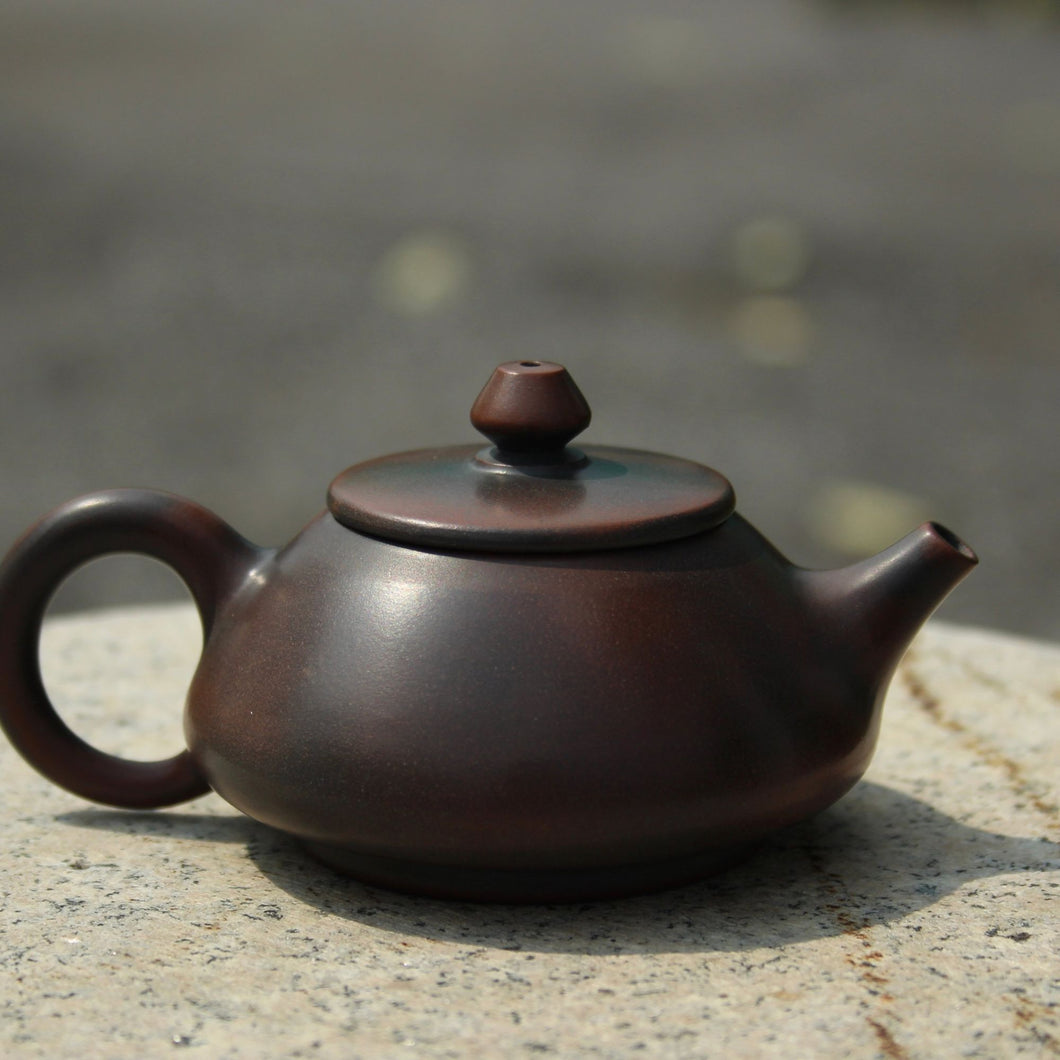 80ml Shipiao Nixing Teapot 坭兴石瓢壶 by Zhou Yujiao