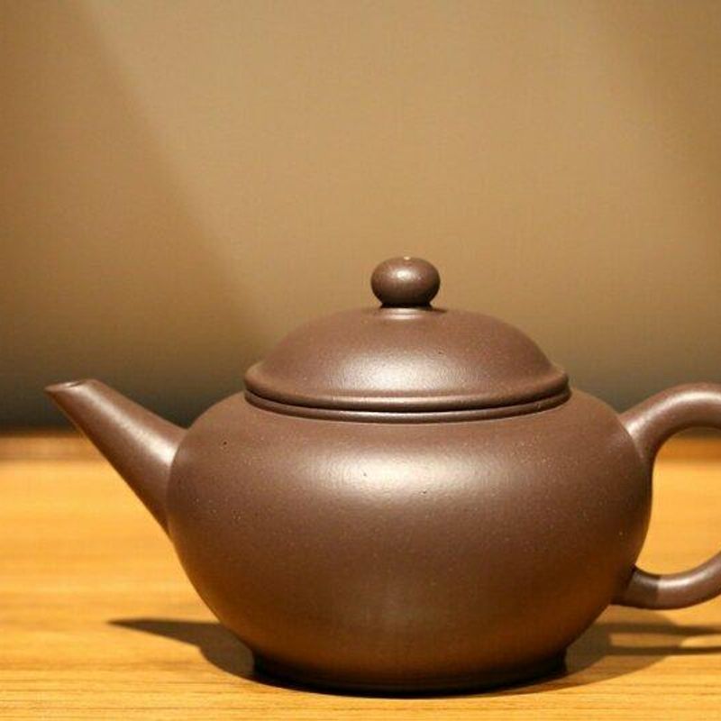 Shuiping Yixing Teapot, Dicaoqing clay 225ml