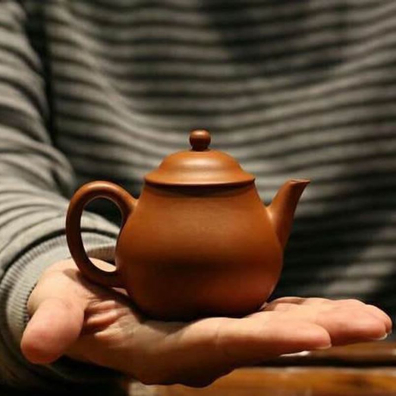 Zhuni 朱泥 Gaopan Yixing Teapot, 150ml