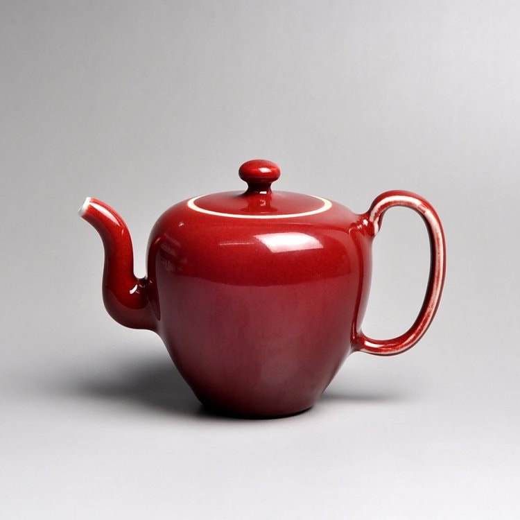 180ml Fanggu Technique Jingdezhen Jihong Porcelain Mirenjian Teapot