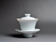 Load image into Gallery viewer, 100ml Little Horseshoe Tianbai Jingdezhen Porcelain Gaiwan
