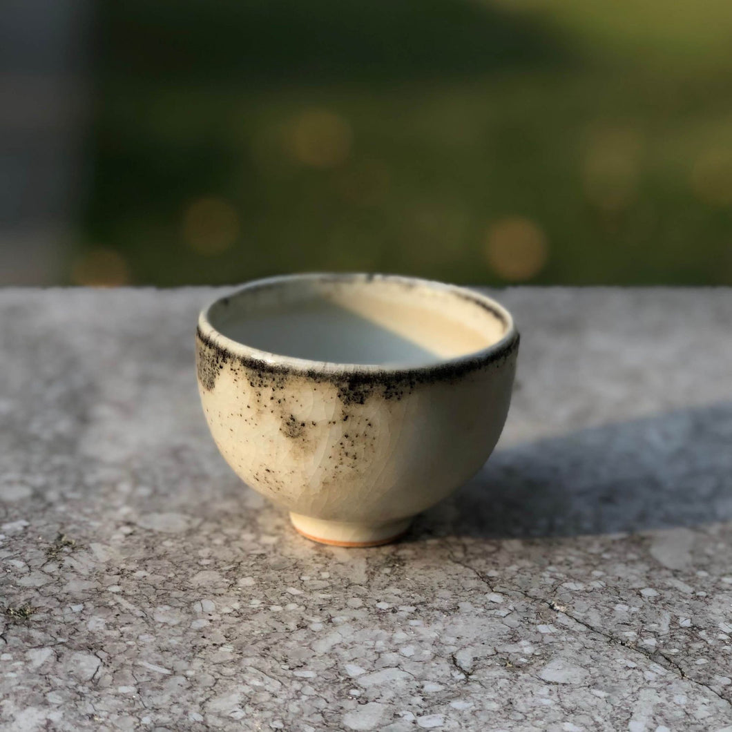 98ml Ceramic Ink Series guangyuan shape cup by Taoshan Studio 桃山房