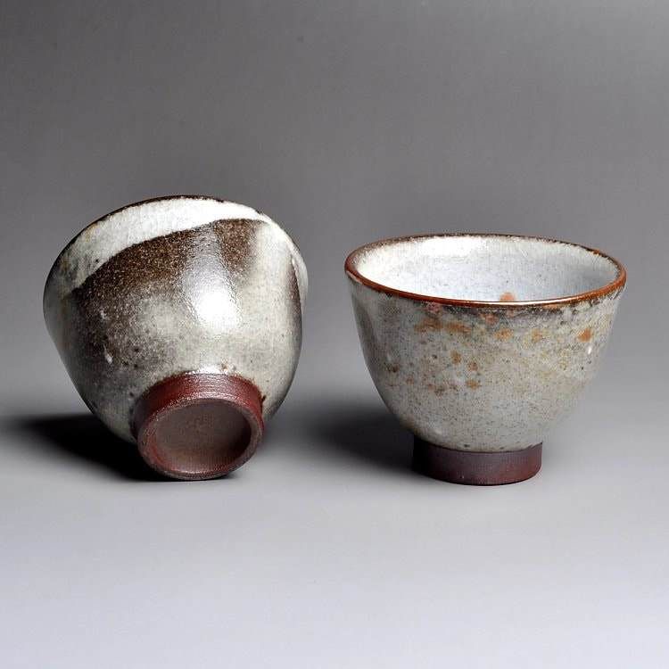 92ml Ceramic Ink Series dark zhikou style cup by Taoshan Studio 桃山房