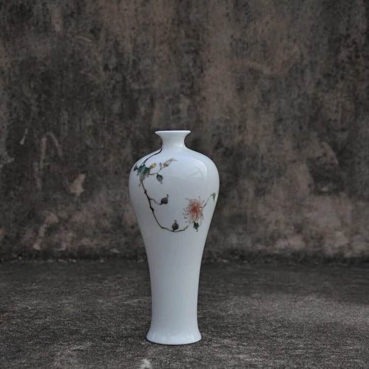 Jingdezhen Plum Blossom Painting Porcelain Vase
