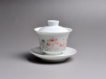 Load image into Gallery viewer, Lotus Youzhongcai Jingdezhen White Porcelain Teaset (with Gaiwan)
