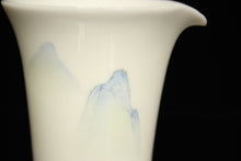 Load image into Gallery viewer, Clouds and Mountains Youzhongcai Jingdezhen White Porcelain Teaset
