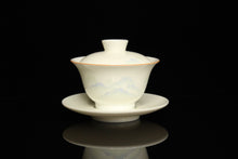 Load image into Gallery viewer, Clouds and Mountains Youzhongcai Jingdezhen White Porcelain Teaset
