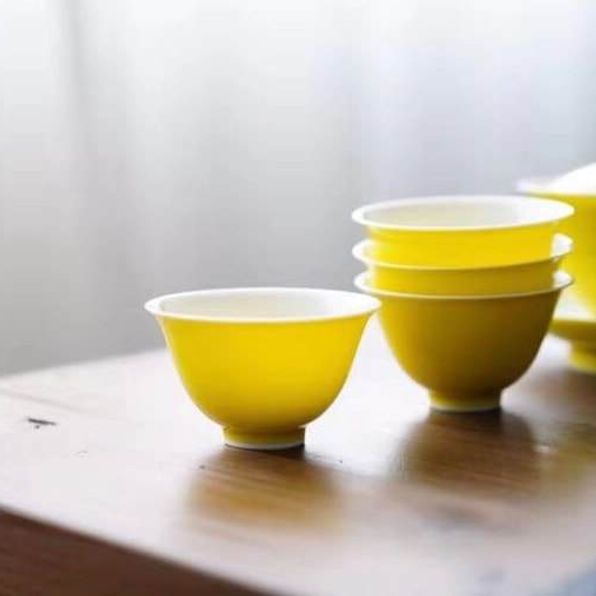 40ml Jiao Huang You Porcelain Tea Cup