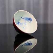 Load image into Gallery viewer, 116ml Jihong and Qinghua Porcelain Lone Bird Cup
