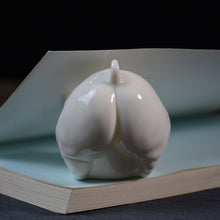 Load image into Gallery viewer, Happy Pig Blanc de Chine Porcelain Tea Pet
