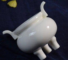 Load image into Gallery viewer, Chinese Tripod Censer Blanc de Chine Porcelain Incense Holder

