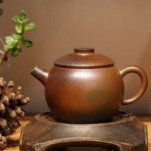 Load image into Gallery viewer, Wood Fired Qinghuini 青灰泥 Julunzhu Yixing Teapot, 130ml
