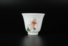 Load image into Gallery viewer, Youzhongcai Plum Blossoms, Orchids, Bamboo and Chrysanthemums Jingdezhen Porcelain Teacup set of 4
