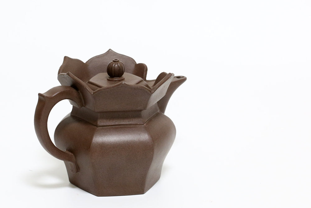 Fully Handmade Zini Monk's Hat Yixing Teapot 全手工原矿紫泥