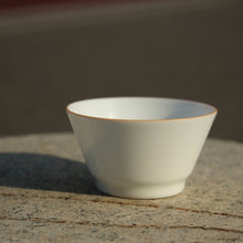 Load image into Gallery viewer, 50ml Wide Horseshoe Shape Tianbai  Jingdezhen Porcelain Cup
