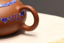 Load image into Gallery viewer, Zhuni Dahongpao 朱泥大红袍 Xishi Yixing Teapot with Diancai Painting, 100ml
