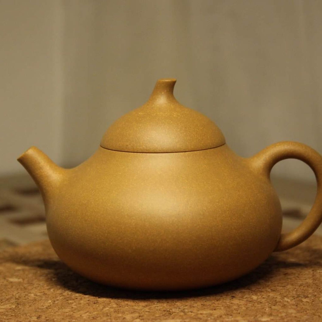 Huangjin Duan 黄金段 Melon Yixing Teapot, 205ml