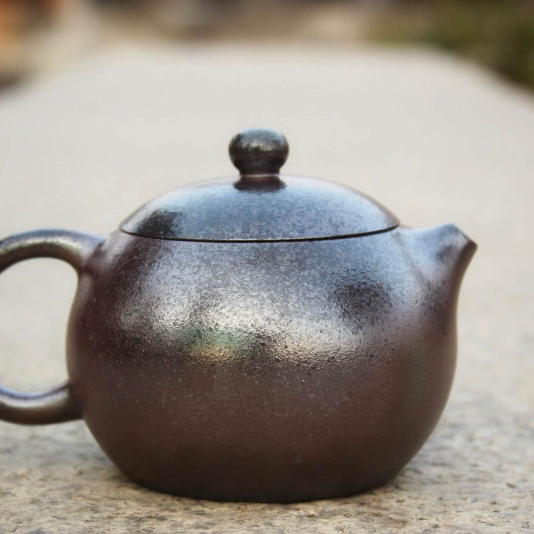 Wood Fired Dicaoqing 底槽青 Xishi Yixing Teapot, 185ml