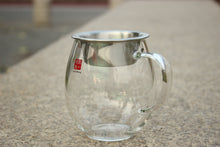 Load image into Gallery viewer, 350ml Round Glass FairCup/Pitcher with Stainless Steal Filter

