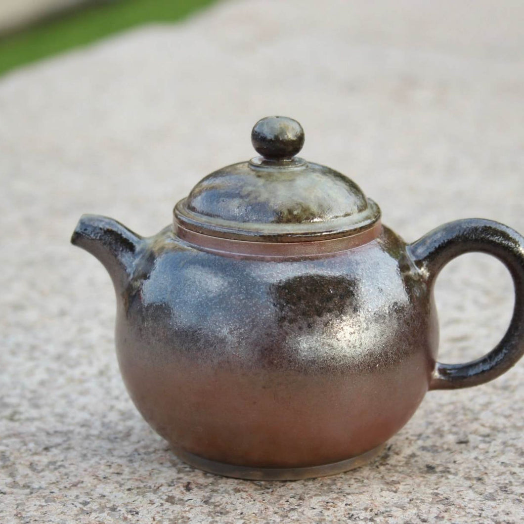 Wood Fired Tall Shuiping Nixing Teapot, 220ml