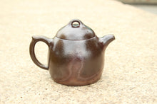 Load image into Gallery viewer, Wood Fired Qinquan Shape Yixing Teapot, Dicaoqing clay, 柴烧底槽青秦权壶，200ml
