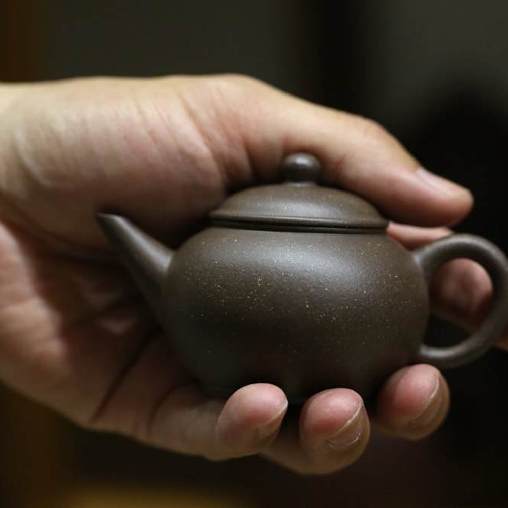 PRE-ORDER: TianQingNi Small Shuiping Yixing Teapot, 天青泥小水平壶, 80ml