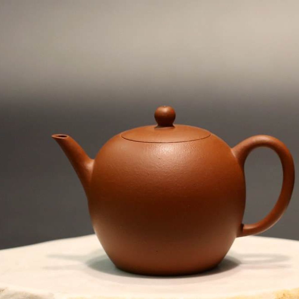 Zhuni Meirenjian Yixing Teapot, 朱泥美人肩壶, 180ml