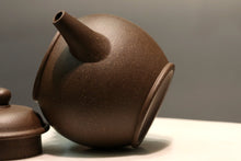 Load image into Gallery viewer, TianQingNi Tall Julun Yixing Teapot, 天青泥巨轮壶, 140ml

