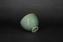 Load image into Gallery viewer, 68ml Celadon Porcelain Chicken Heart Teacup from Jingdezhen
