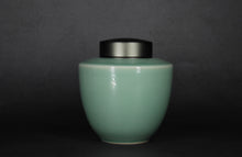 Load image into Gallery viewer, Celadon Porcelain Classic Tea Caddy from Jingdezhen
