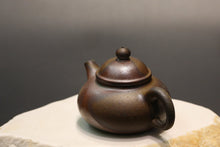 Load image into Gallery viewer, Wood Fired Rongtian Yixing Teapot, Qinghuini clay, 柴烧青灰泥容天壶, 200ml, No.1
