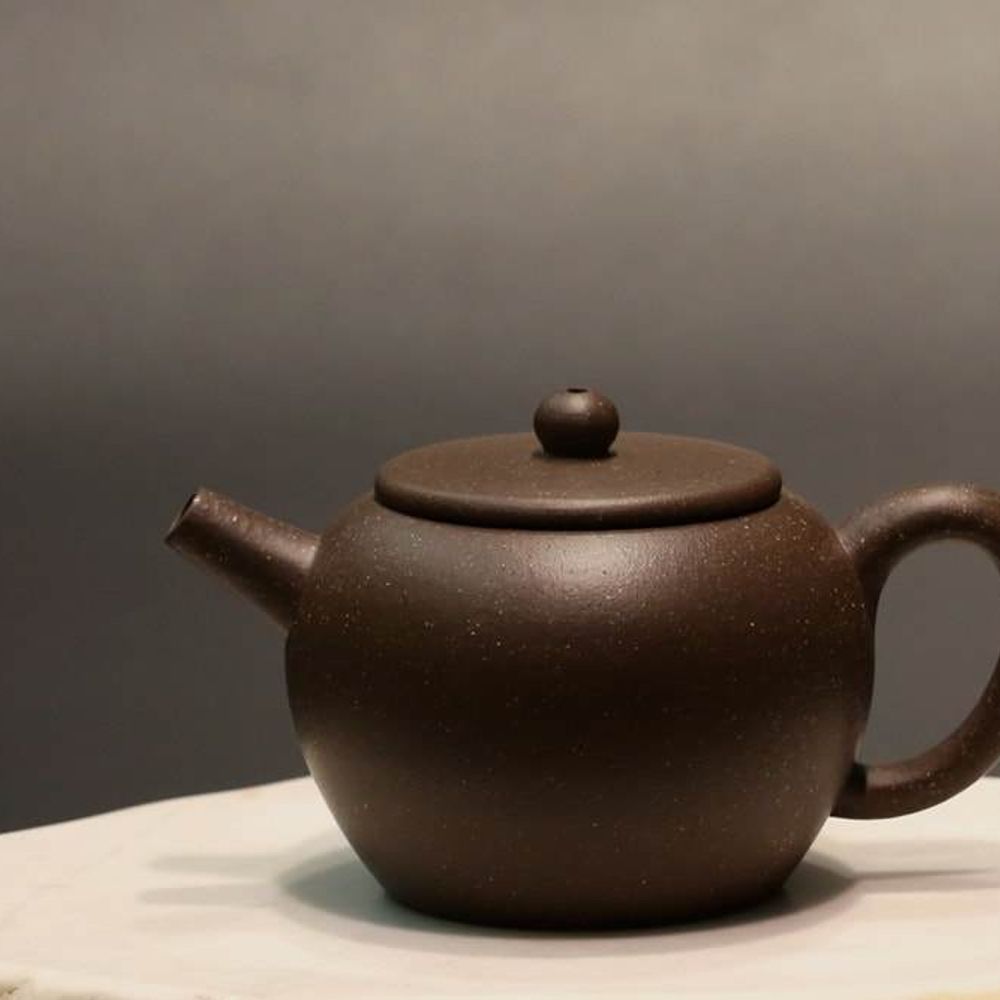 TianQingNi Heng Yu Lianzi Teapot, 天青泥亨裕莲子壶, 120ml