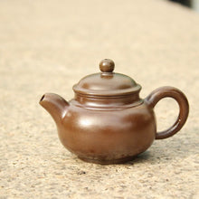 Load image into Gallery viewer, Wood Fired Panhu Nixing Teapot,  柴烧坭兴潘壶, 70ml
