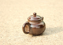 Load image into Gallery viewer, Wood Fired Panhu Nixing Teapot,  柴烧坭兴潘壶, 75ml
