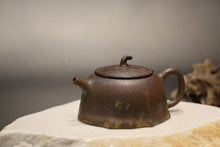 Load image into Gallery viewer, Wood Fired Lao Duanni Lianjing Yixing Teapot 柴烧老段泥莲镜壶 no.2, 160ml
