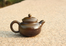 Load image into Gallery viewer, Wood Fired Panhu Nixing Teapot,  柴烧坭兴潘壶, no.3, 90ml
