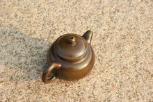 Load image into Gallery viewer, Wood Fired Panhu Nixing Teapot,  柴烧坭兴潘壶, no.3, 90ml
